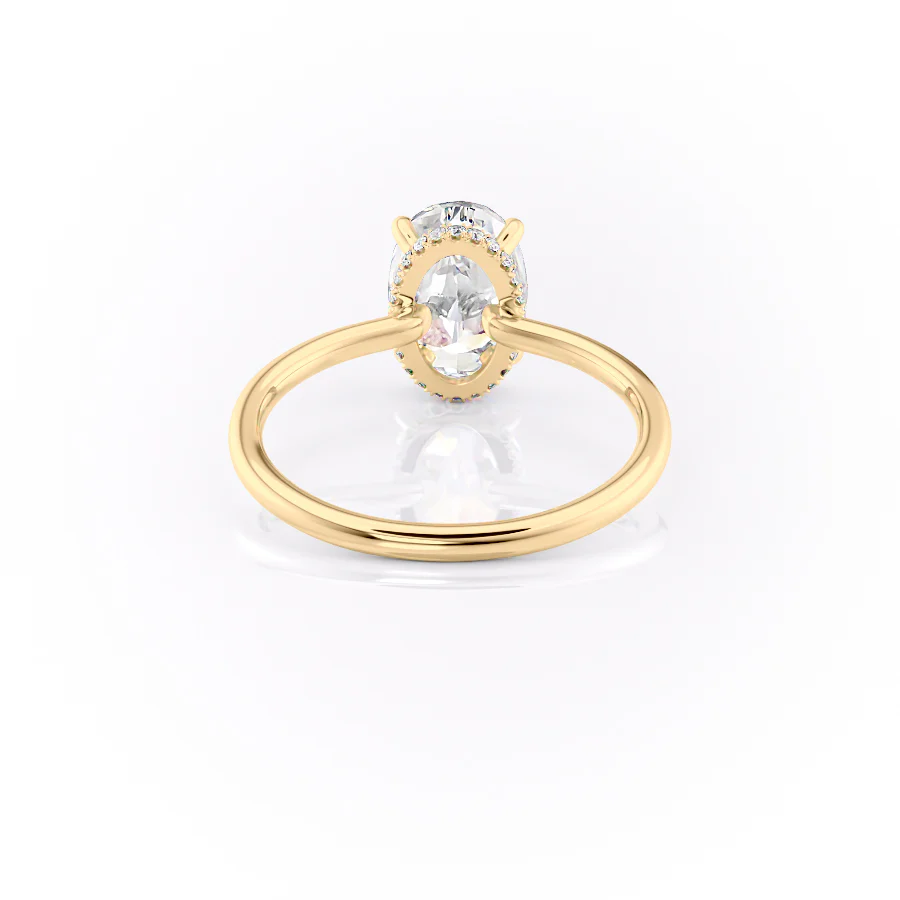 The Aline Set With A 2 Carat Oval Lab Diamond