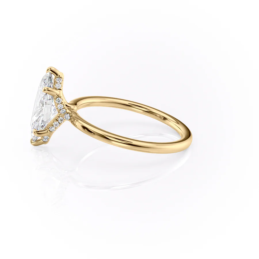 The Margot Set With A 2 Carat Marquise Lab Diamond