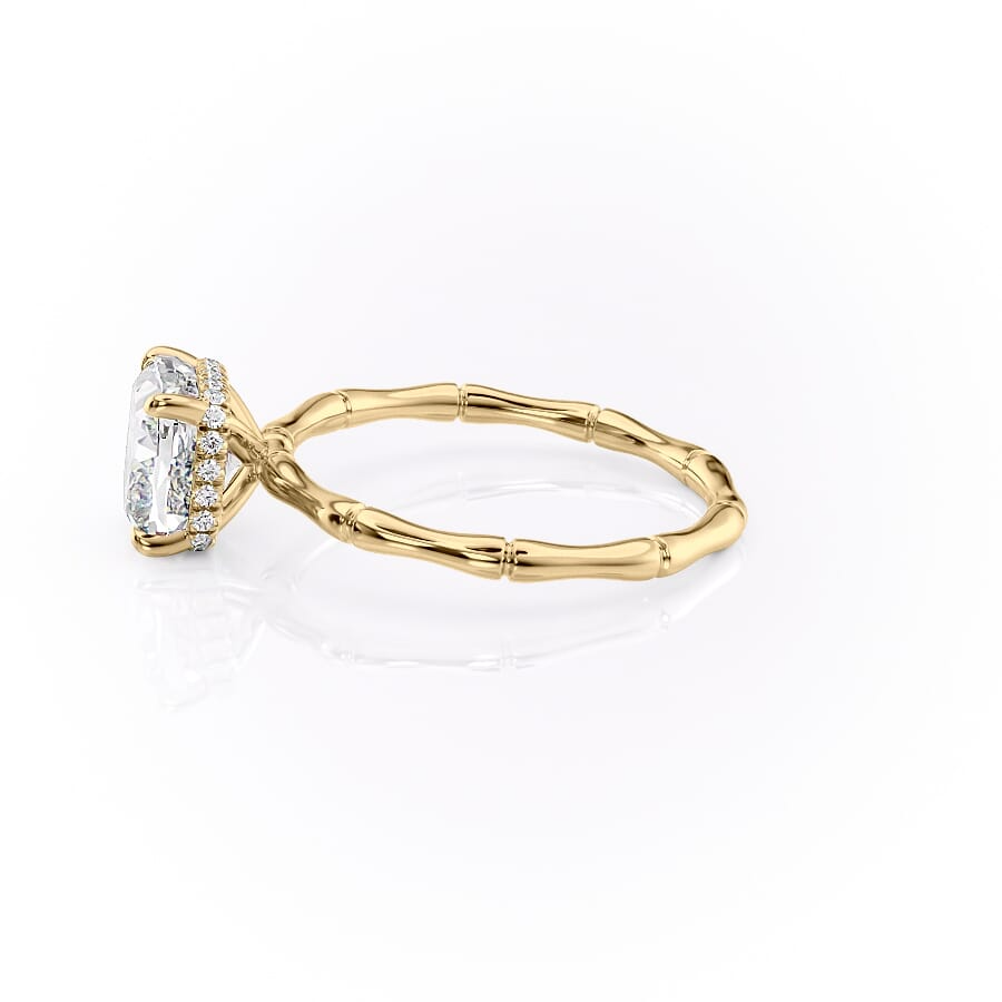 The Eve Set With A 2 Carat Cushion Lab Diamond