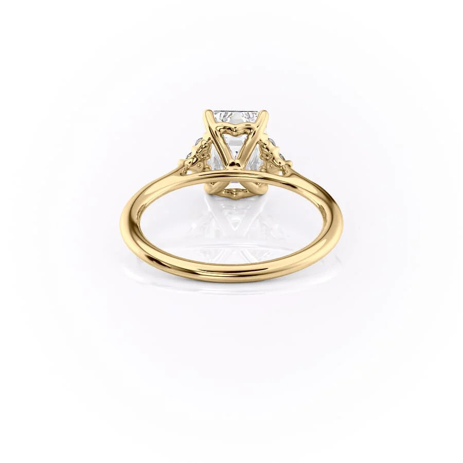 The Victoria Set With A 2 Carat Emerald Lab Diamond