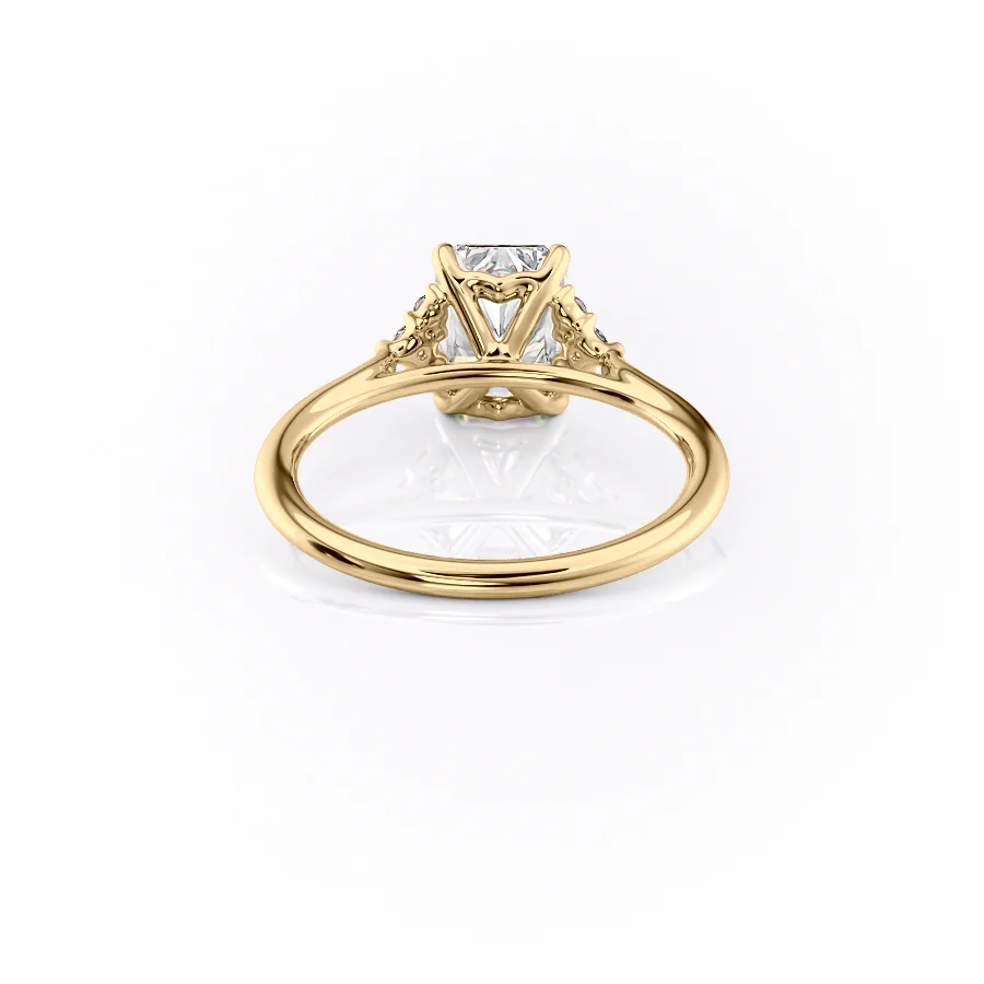 The Victoria Set With A 2 Carat Radiant Lab Diamond