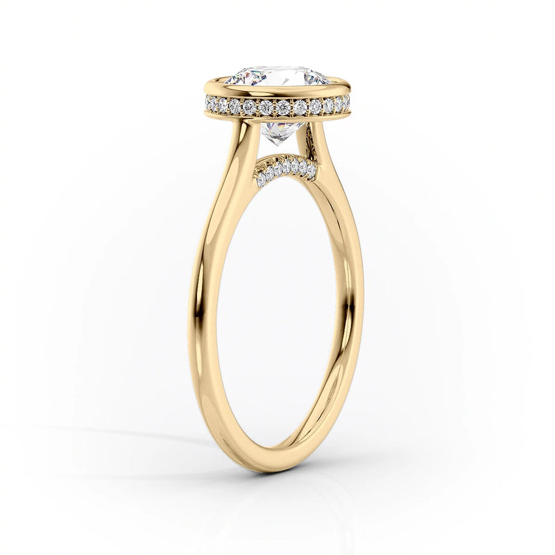 The Charlotte Set With A 2 Carat Round Lab Diamond