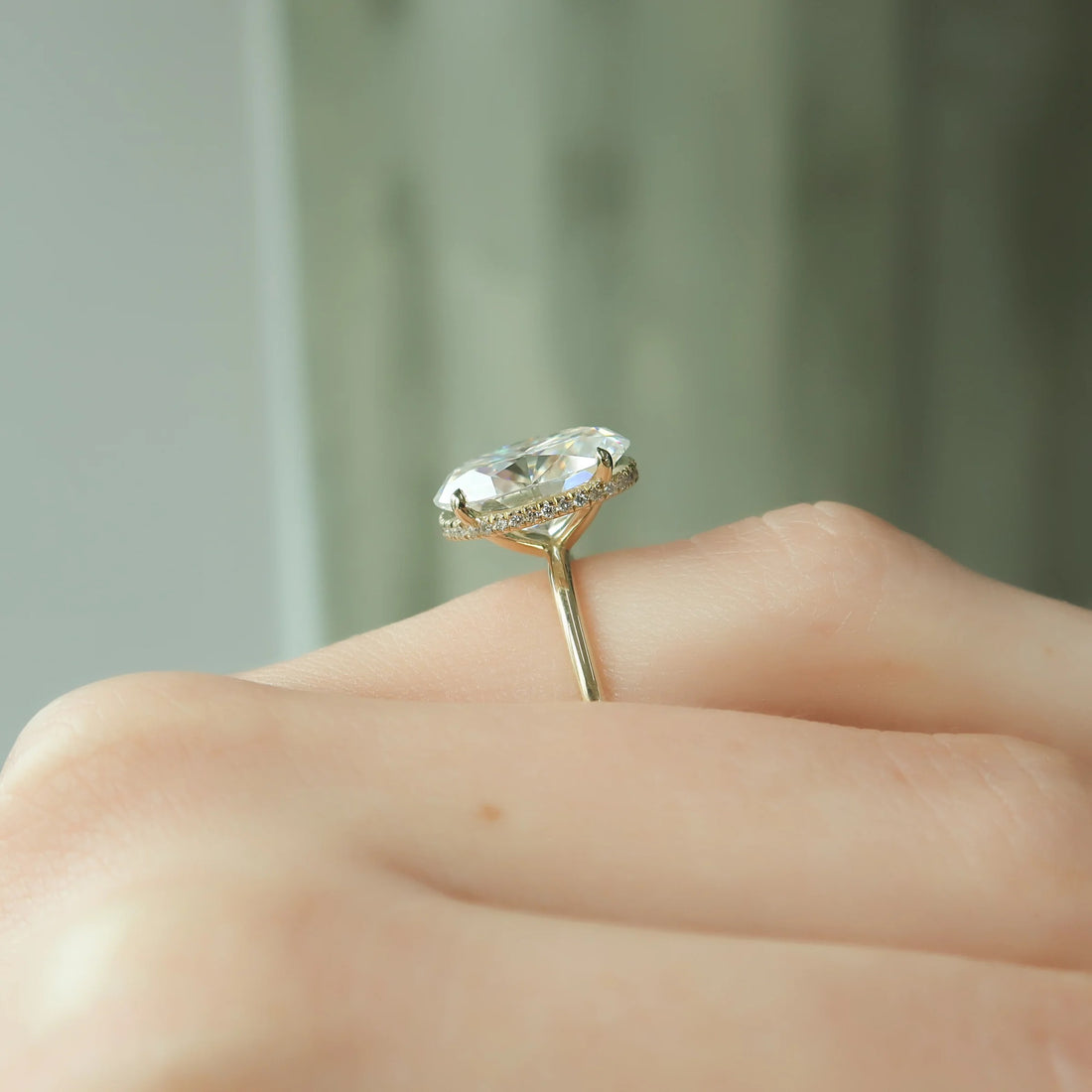 The Alex Set With A 2 Carat Oval Lab Diamond
