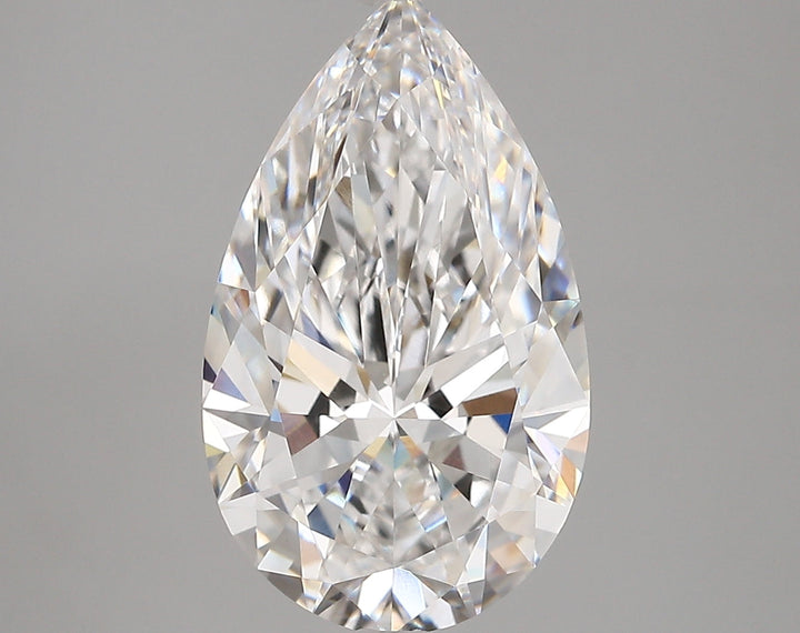4.89 Carat Pear Shaped, Very Good Cut, E Color, VVS2 Clarity, IGI Certified Lab Grown Diamond