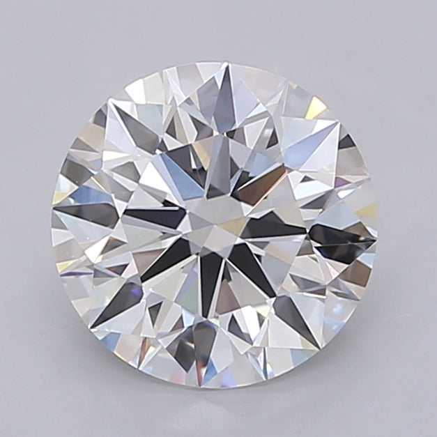 2.04 Carat Round Shaped, Ideal Cut, E Color, VVS2 Clarity, IGI Certified Lab Grown Diamond