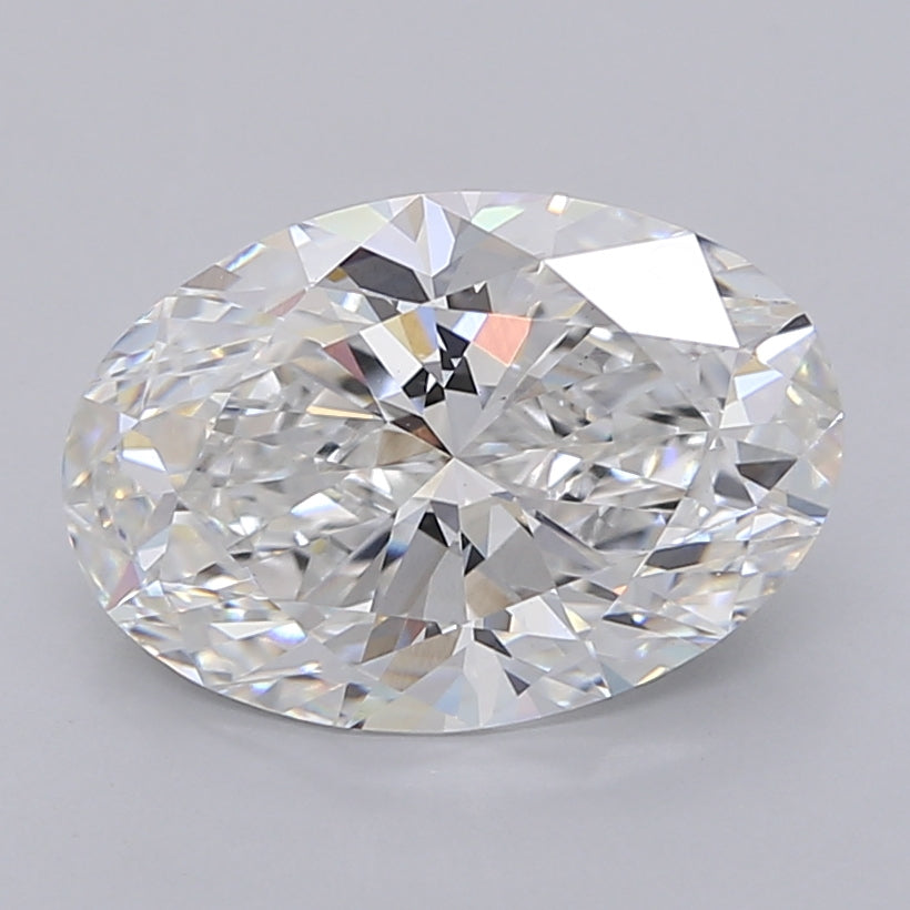 3.53 Carat Oval Shaped, Ideal Cut, E Color, VS1 Clarity, IGI Certified Lab Grown Diamond