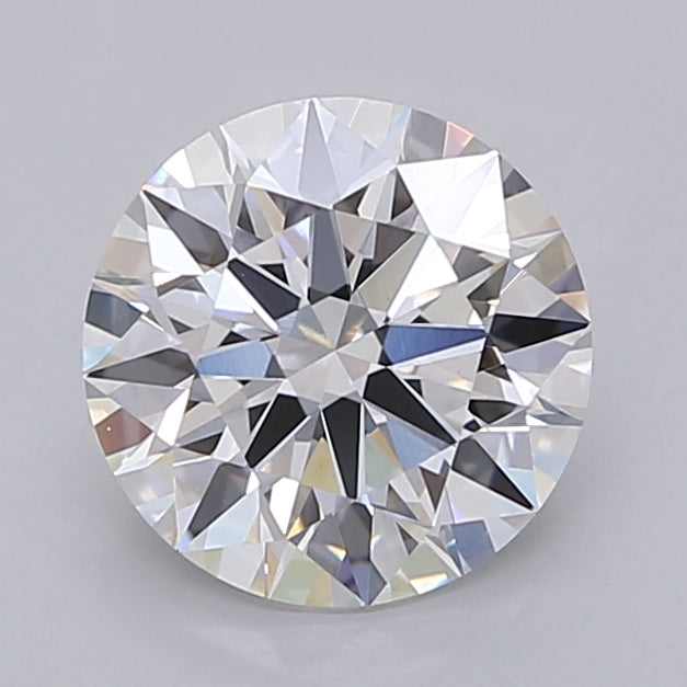 2.01 Carat Round Shaped, Ideal Cut, E Color, VVS2 Clarity, IGI Certified Lab Grown Diamond