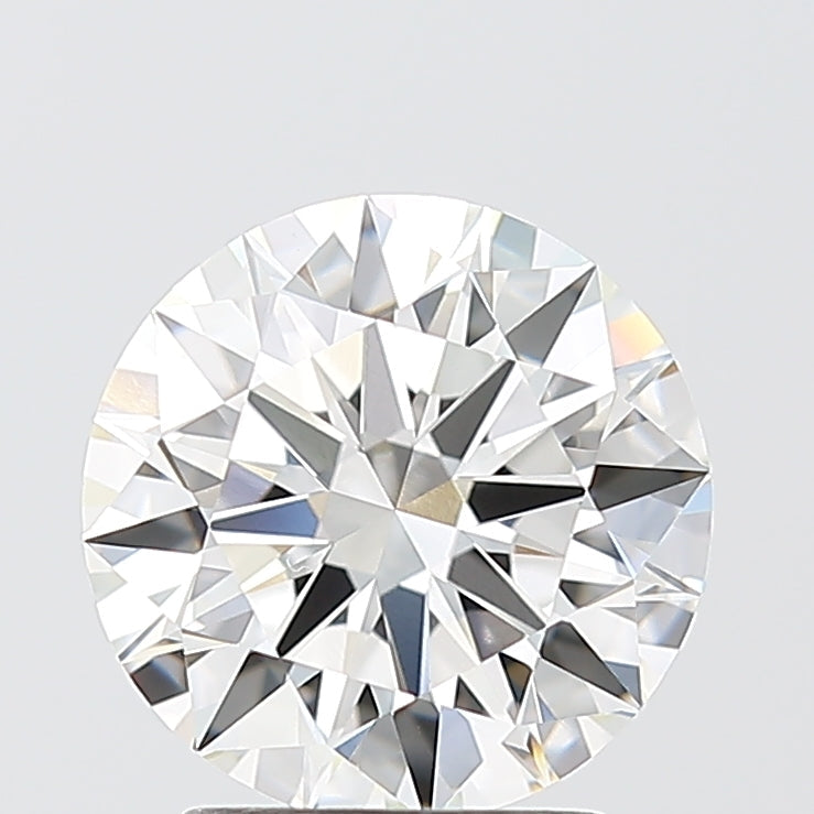2.52 Carat Round Shaped, Excellent Cut, G Color, VVS2 Clarity, IGI Certified Lab Grown Diamond
