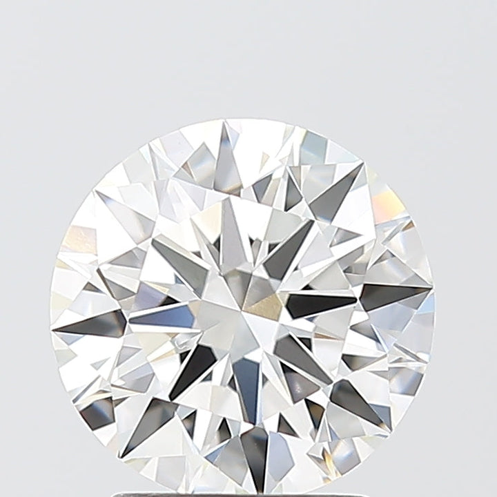 2.52 Carat Round Shaped, Excellent Cut, G Color, VVS2 Clarity, IGI Certified Lab Grown Diamond