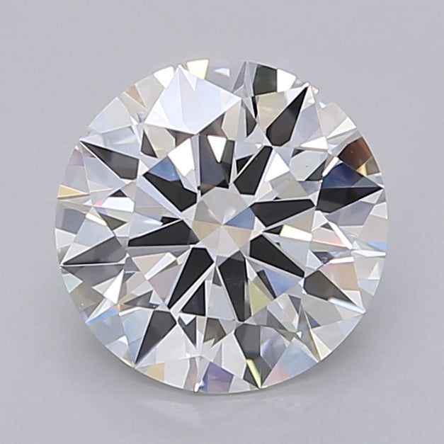 2.03 Carat Round Shaped, Ideal Cut, E Color, VVS2 Clarity, IGI Certified Lab Grown Diamond