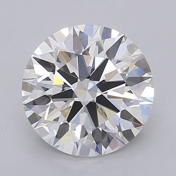 2.52 Carat Round Shaped, Ideal Cut, F Color, VVS2 Clarity, IGI Certified Lab Grown Diamond