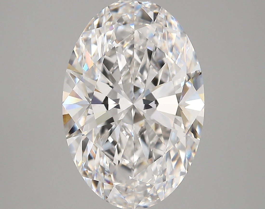 5.28 Carat Oval Shaped, Very Good Cut, F Color, VVS2 Clarity, IGI Certified Lab Grown Diamond