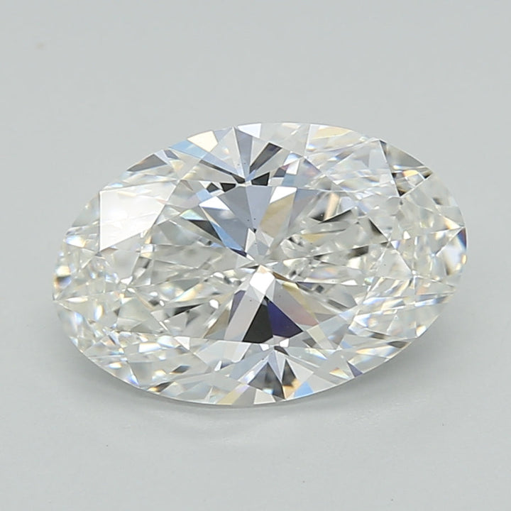 2.54 Carat Oval Shaped, Ideal Cut, E Color, VS1 Clarity, IGI Certified Lab Grown Diamond