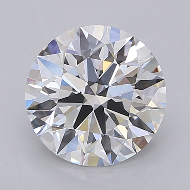 2.04 Carat Round Shaped, Ideal Cut, E Color, VVS2 Clarity, IGI Certified Lab Grown Diamond