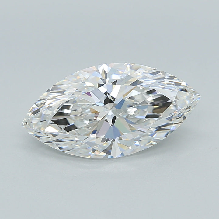 2.54 Carat Marquise Shaped, Ideal Cut, F Color, VVS2 Clarity, IGI Certified Lab Grown Diamond