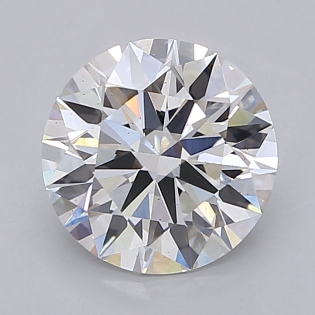 2.04 Carat Round Shaped, Ideal Cut, E Color, VS2 Clarity, IGI Certified Lab Grown Diamond