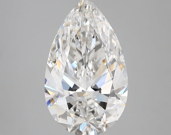 5.02 Carat Pear Shaped, Very Good Cut, F Color, VVS2 Clarity, IGI Certified Lab Grown Diamond