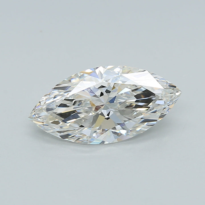 2.04 Carat Marquise Shaped, Ideal Cut, F Color, VVS1 Clarity, IGI Certified Lab Grown Diamond