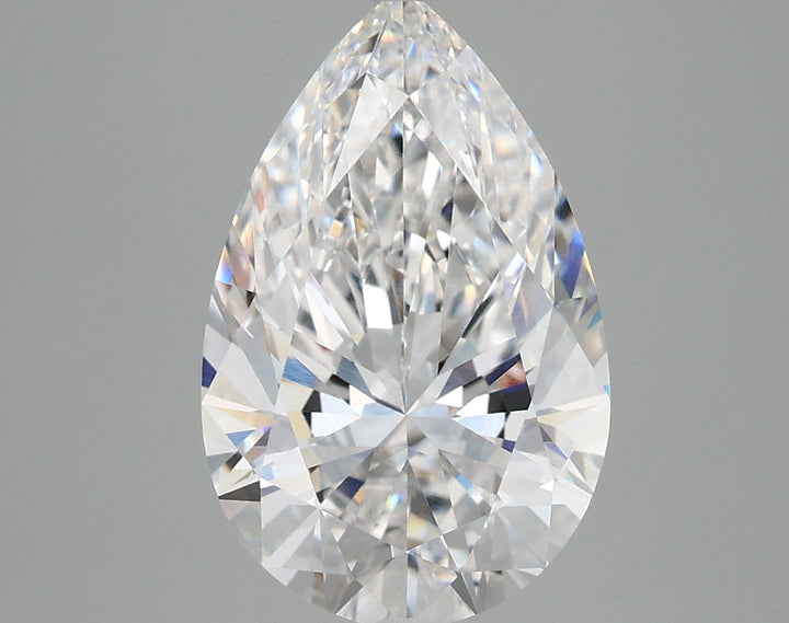 4.22 Carat Pear Shaped, Very Good Cut, E Color, VVS2 Clarity, IGI Certified Lab Grown Diamond
