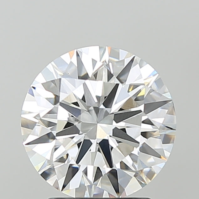 2.50 Carat Round Shaped, Ideal Cut, D Color, VS1 Clarity, IGI Certified Lab Grown Diamond