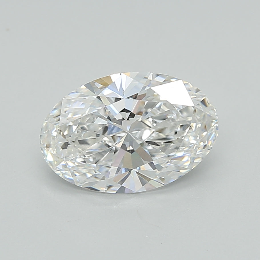 1.55 Carat Oval Shaped, Ideal Cut, E Color, VVS2 Clarity, IGI Certified Lab Grown Diamond