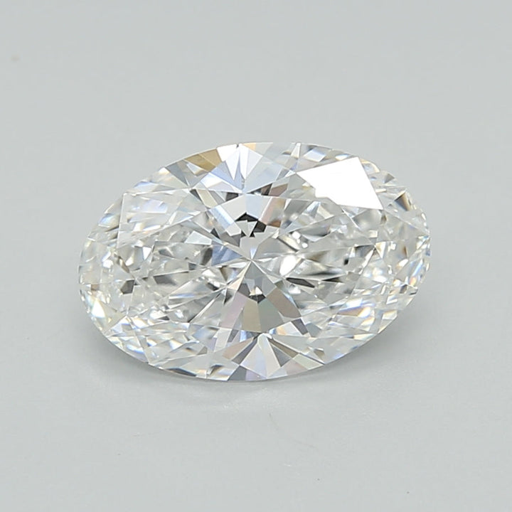 1.55 Carat Oval Shaped, Ideal Cut, E Color, VVS2 Clarity, IGI Certified Lab Grown Diamond