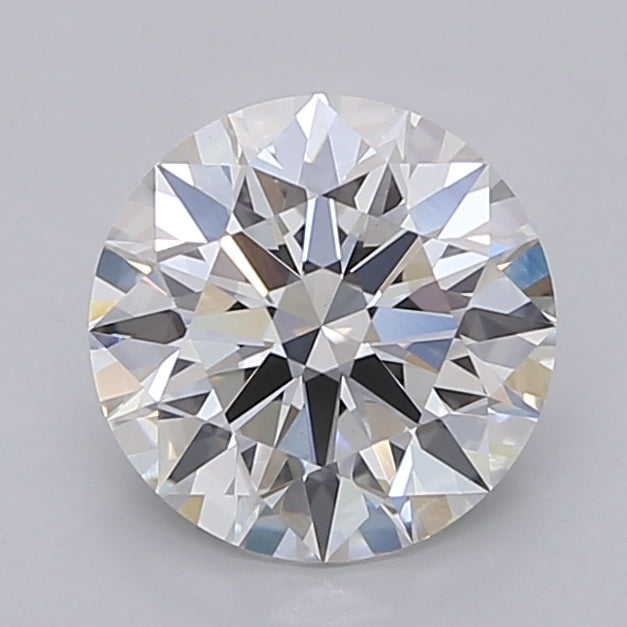 2.05 Carat Round Shaped, Ideal Cut, F Color, VVS2 Clarity, IGI Certified Lab Grown Diamond