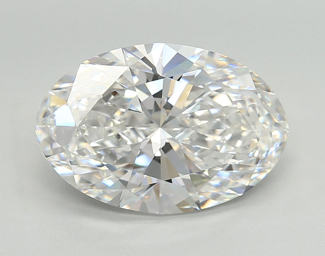 4.21 Carat Oval Shaped, Very Good Cut, E Color, VVS2 Clarity, IGI Certified Lab Grown Diamond