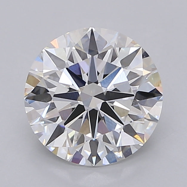 2.03 Carat Round Shaped, Ideal Cut, F Color, VVS1 Clarity, IGI Certified Lab Grown Diamond