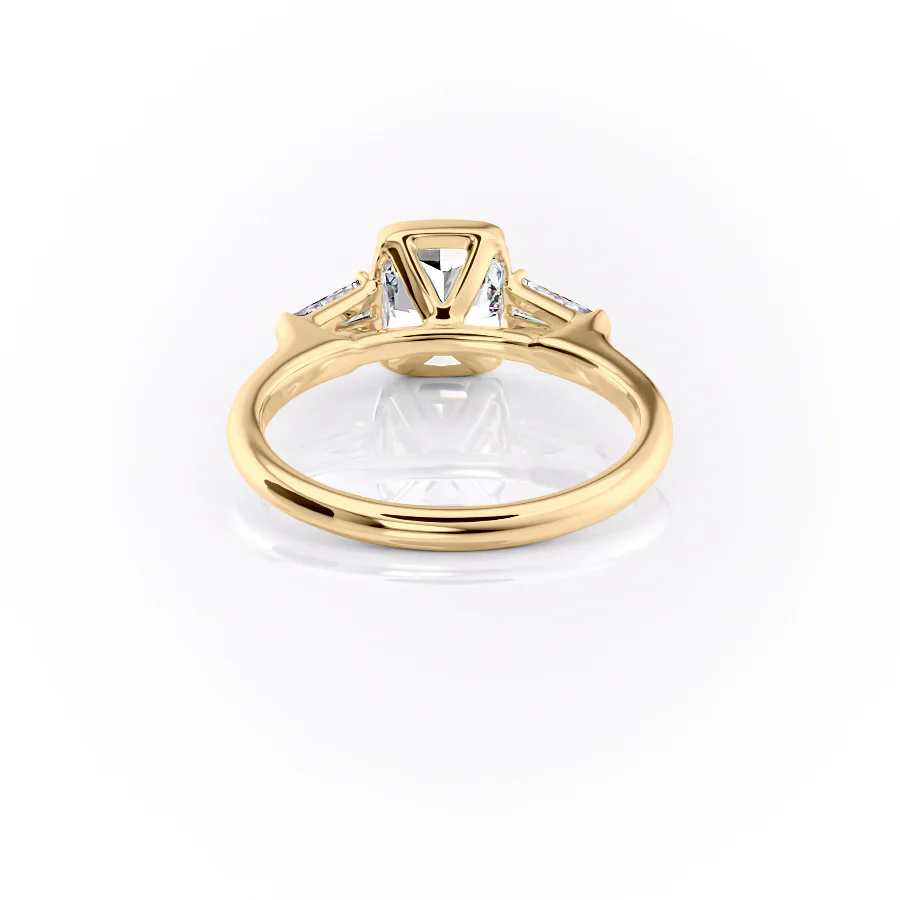 The Parker Set With A 2 Carat Cushion Lab Diamond